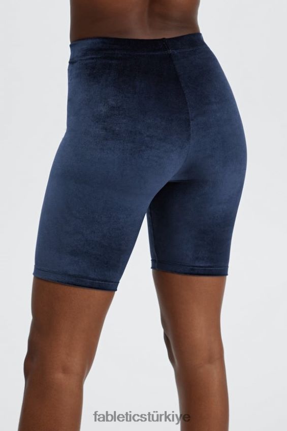 tr Fabletics kadınlar yüksek belli kadife kısa 9 yanardöner mocha/kumul 40R06B528