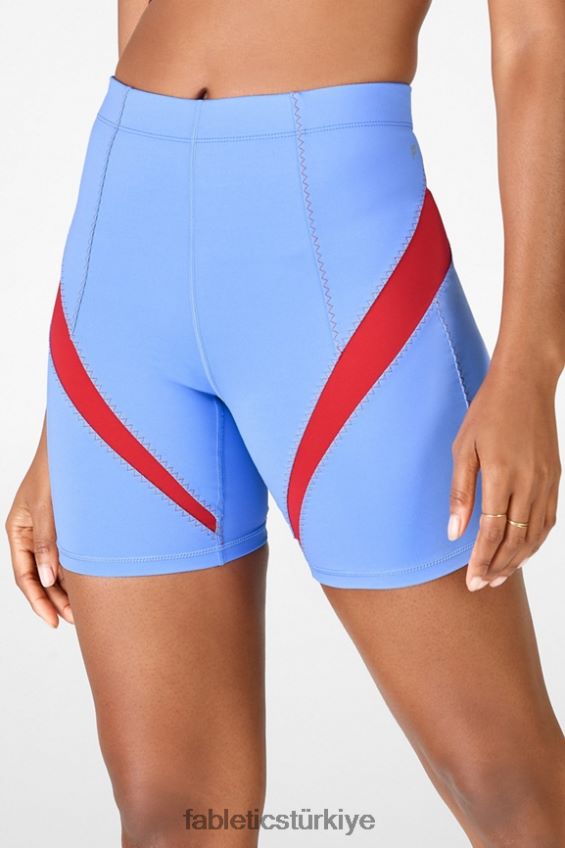 tr Fabletics kadınlar yüksek belli motion365 kısa 6\" kristal mavisi/hurma 40R06B593