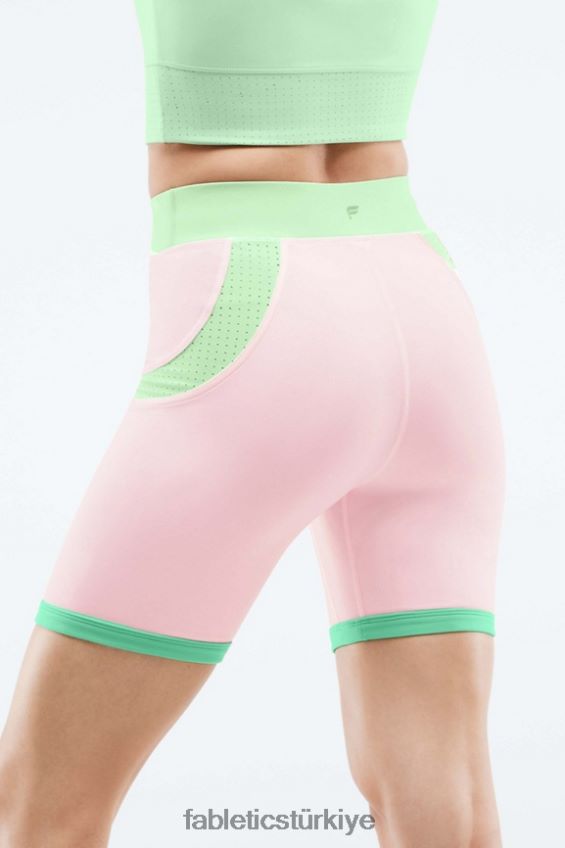 tr Fabletics kadınlar yüksek belli motion365 renkli blok şort peri/tropikal su/aloe 40R06B568