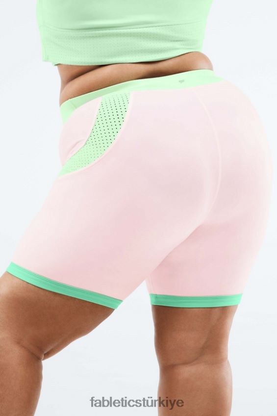 tr Fabletics kadınlar yüksek belli motion365 renkli blok şort peri/tropikal su/aloe 40R06B569