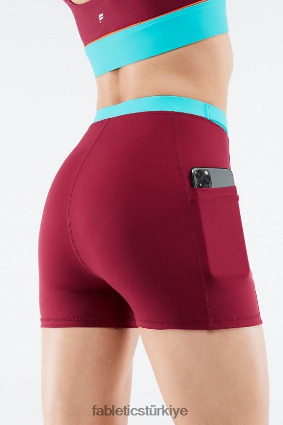 tr Fabletics kadınlar yüksek belli motion365 yürüyüş kısa 3\'\' tuğla/çoklu 40R06B556