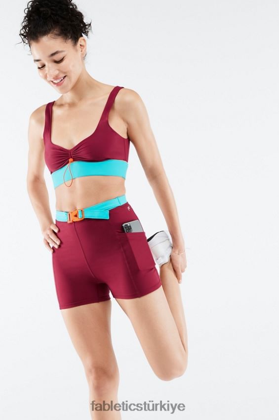 tr Fabletics kadınlar yüksek belli motion365 yürüyüş kısa 3\'\' tuğla/çoklu 40R06B556