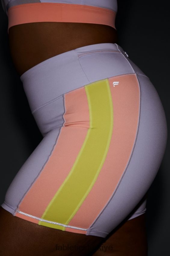 tr Fabletics kadınlar yüksek belli trinity run kısa 7\" maun/maun 40R06B551