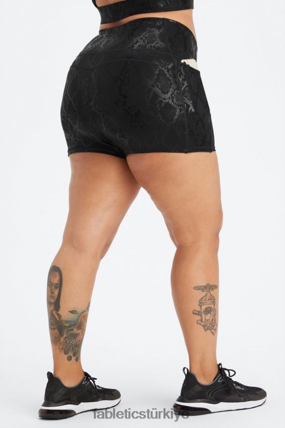 tr Fabletics kadınlar yüksek belli ultraluxe 2" kısa turuncu alev/ipek 40R06B383