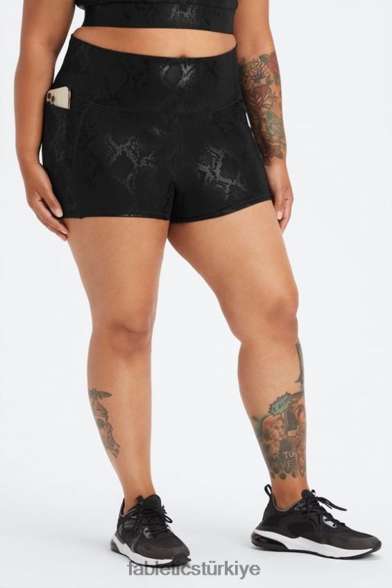 tr Fabletics kadınlar yüksek belli ultraluxe 2\" kısa turuncu alev/ipek 40R06B383