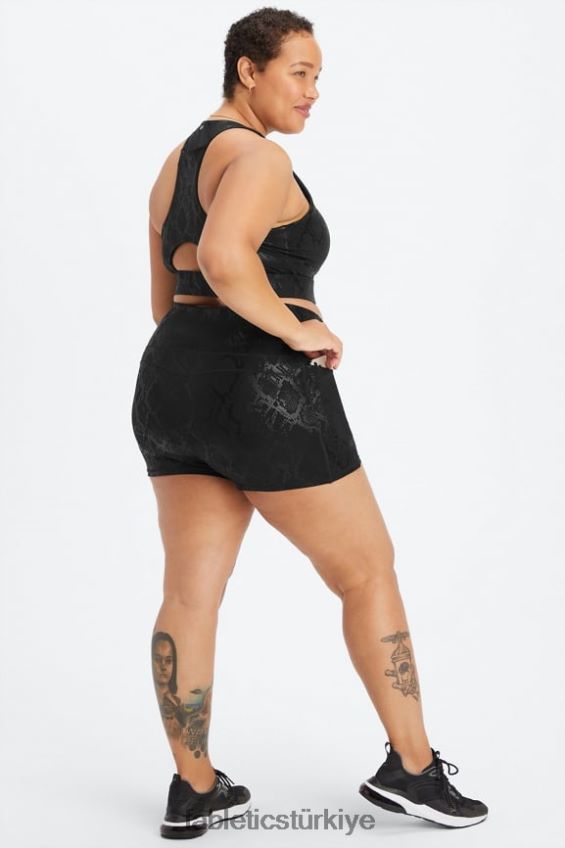 tr Fabletics kadınlar yüksek belli ultraluxe 2\" kısa turuncu alev/ipek 40R06B383