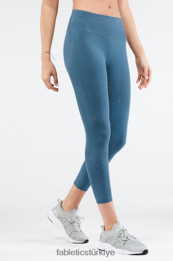 tr Fabletics kadınlar 7/8 yüksek belli heykeltraş kuşgözü mavi demir 40R06B1309
