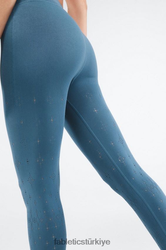 tr Fabletics kadınlar 7/8 yüksek belli heykeltraş kuşgözü mavi demir 40R06B1309