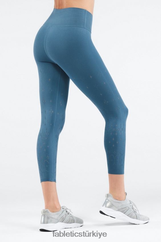 tr Fabletics kadınlar 7/8 yüksek belli heykeltraş kuşgözü mavi demir 40R06B1309