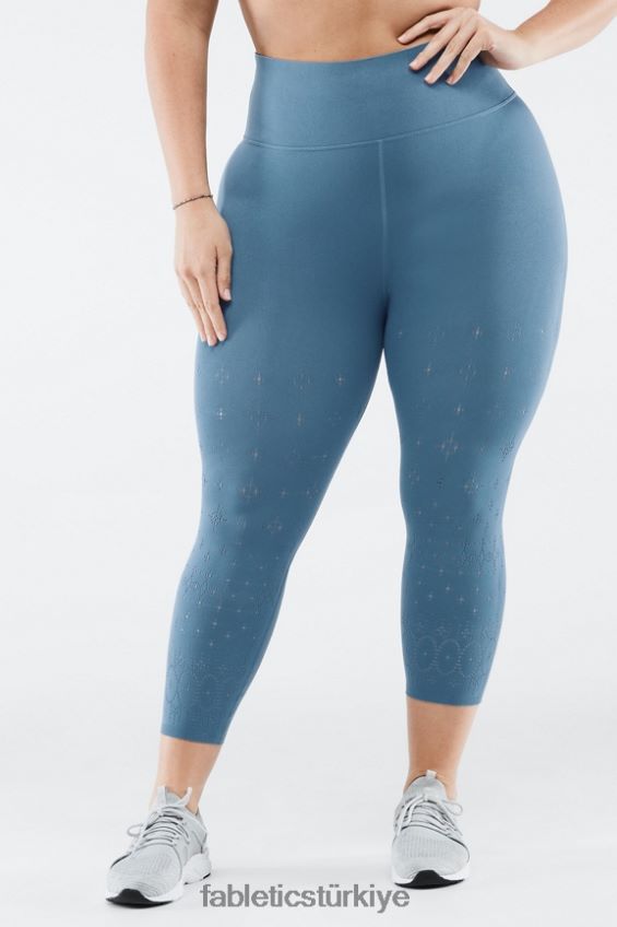 tr Fabletics kadınlar 7/8 yüksek belli heykeltraş kuşgözü mavi demir 40R06B1310