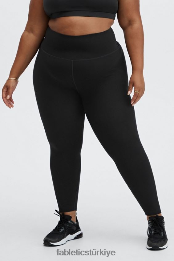 tr Fabletics kadınlar 7/8 yüksek belli sculptknit tayt siyah 40R06B1156