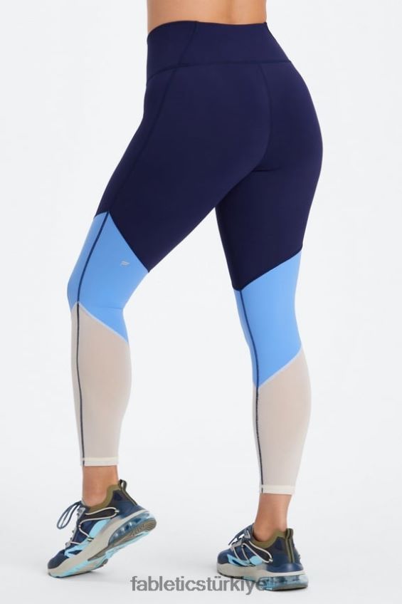 tr Fabletics kadınlar bölge yüksek belli 7/8 derin lacivert/çoklu 40R06B1048