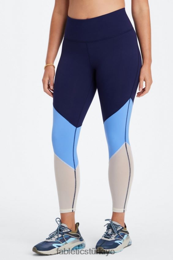 tr Fabletics kadınlar bölge yüksek belli 7/8 derin lacivert/çoklu 40R06B1048