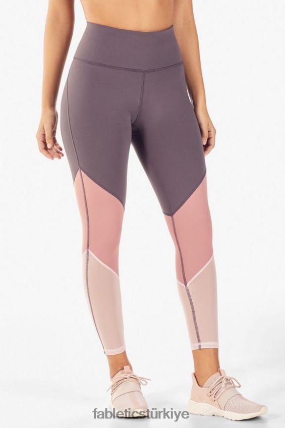 tr Fabletics kadınlar bölge yüksek belli 7/8 gölge/gül çiçeği/taç yaprağı 40R06B1056
