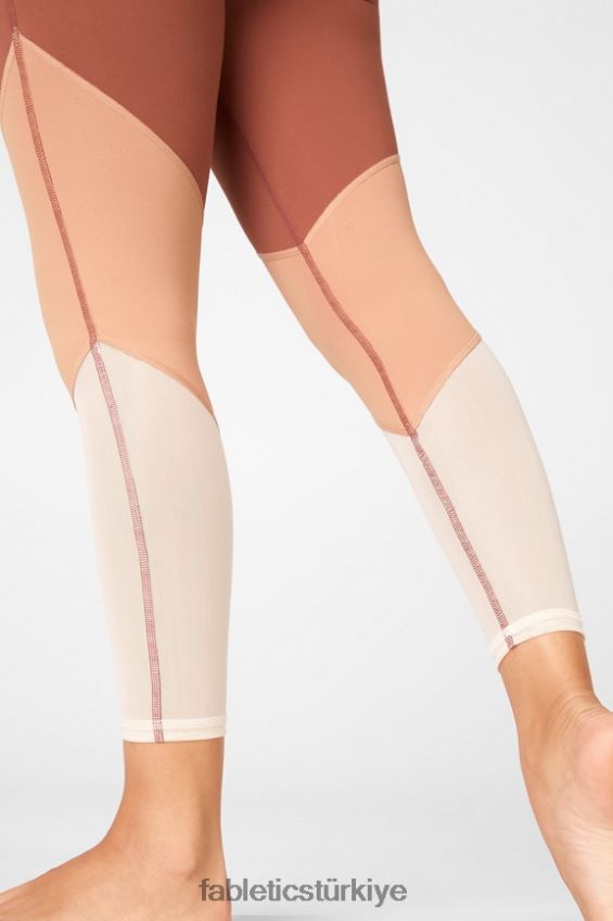 tr Fabletics kadınlar bölge yüksek belli 7/8 maun/driftscape/kum 40R06B1049