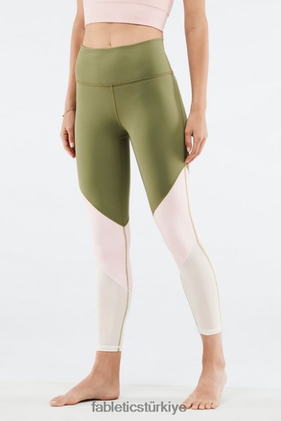 tr Fabletics kadınlar bölge yüksek belli 7/8 okaliptüs/pembe bulut/hindistan cevizi 40R06B1053