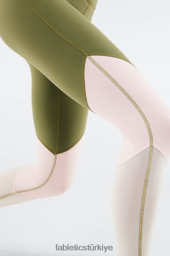 tr Fabletics kadınlar bölge yüksek belli 7/8 okaliptüs/pembe bulut/hindistan cevizi 40R06B1053