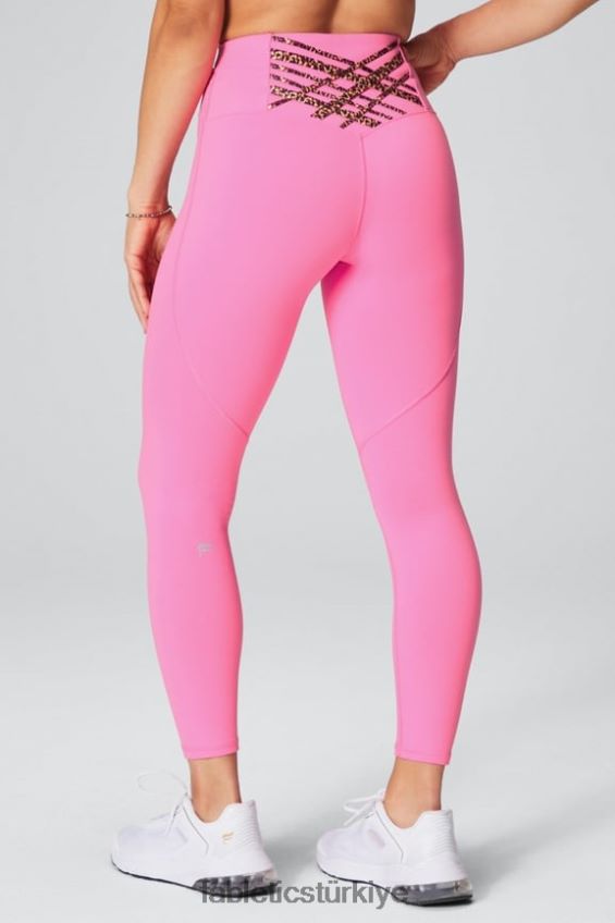 tr Fabletics kadınlar boost powerhold yüksek belli 7/8 tayt 58 elektrikli gül/dalgalı çita 40R06B843