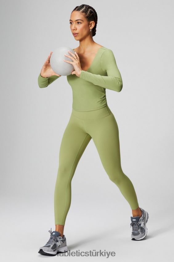 tr Fabletics kadınlar boost powerhold yüksek belli 7/8 tayt 58 keman/yaprak 40R06B841