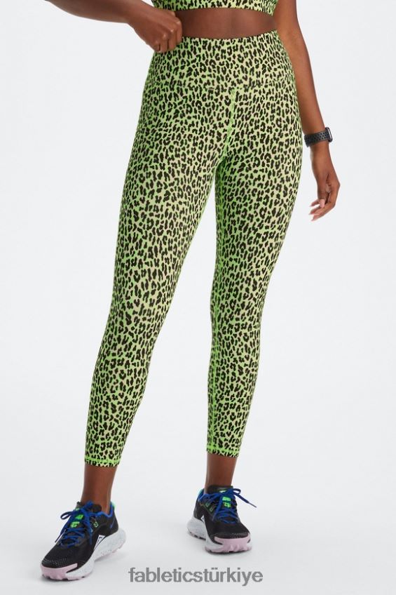 tr Fabletics kadınlar boost powerhold yüksek belli 7/8 tayt 58 vurgulayıcı dalgalı çita/mermer zebra 40R06B842