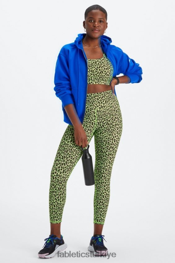 tr Fabletics kadınlar boost powerhold yüksek belli 7/8 tayt 58 vurgulayıcı dalgalı çita/mermer zebra 40R06B842