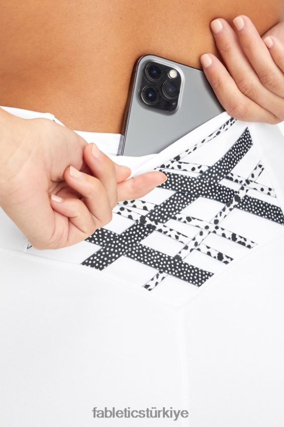 tr Fabletics kadınlar boost powerhold yüksek belli 7/8 tayt 59 beyaz/mikro nokta/benekli 40R06B848