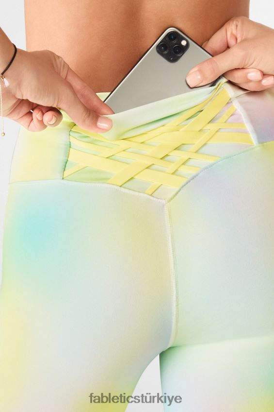 tr Fabletics kadınlar boost powerhold yüksek belli 7/8 tayt 60 bulanıklık/limon kremi 40R06B850