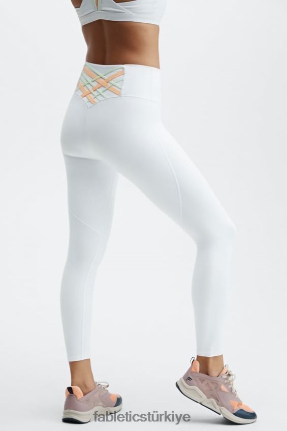 tr Fabletics kadınlar boost powerhold yüksek belli 7/8 tayt 61 beyaz/buz küpü çoklu 40R06B856