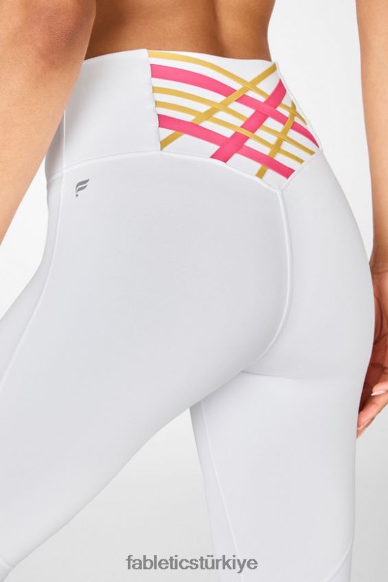 tr Fabletics kadınlar boost powerhold yüksek belli 7/8 tayt 62 beyaz/peluş pembe çoklu 40R06B863