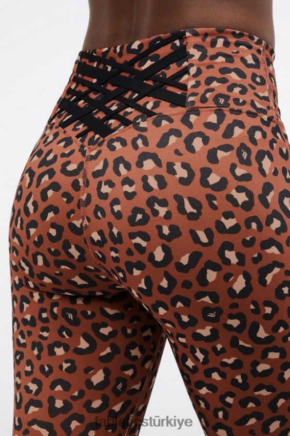 tr Fabletics kadınlar boost powerhold yüksek belli 7/8 tayt 62 kahve meru/siyah 40R06B860
