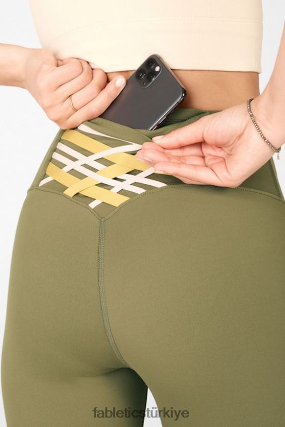 tr Fabletics kadınlar boost powerhold yüksek belli 7/8 tayt 62 koru/agav/kumul 40R06B862