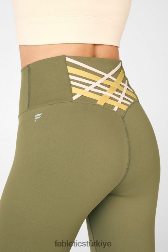 tr Fabletics kadınlar boost powerhold yüksek belli 7/8 tayt 62 koru/agav/kumul 40R06B862