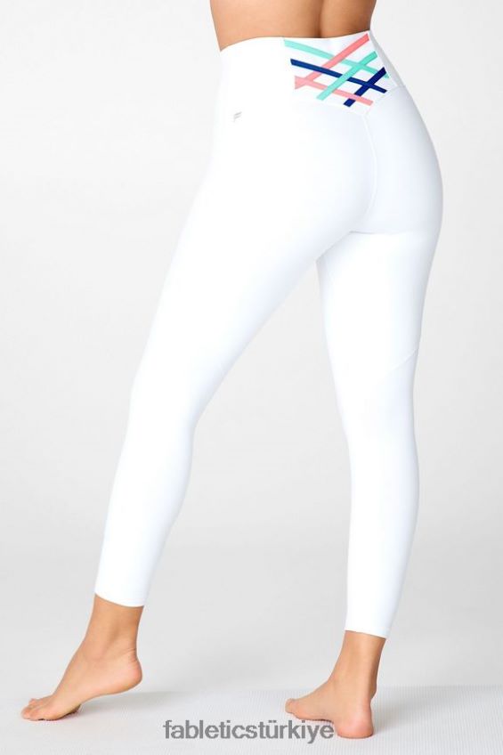 tr Fabletics kadınlar boost powerhold yüksek belli 7/8 tayt 63 beyaz/çoklu 40R06B864