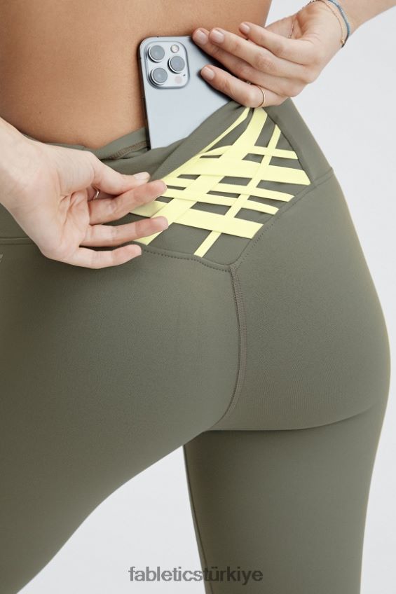tr Fabletics kadınlar boost powerhold yüksek belli 7/8 tayt 72 kayrak yeşili/limon kremi 40R06B925