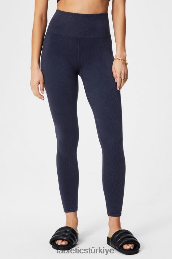 tr Fabletics kadınlar bulut dikişsiz yüksek belli tayt koyu çivit 40R06B830