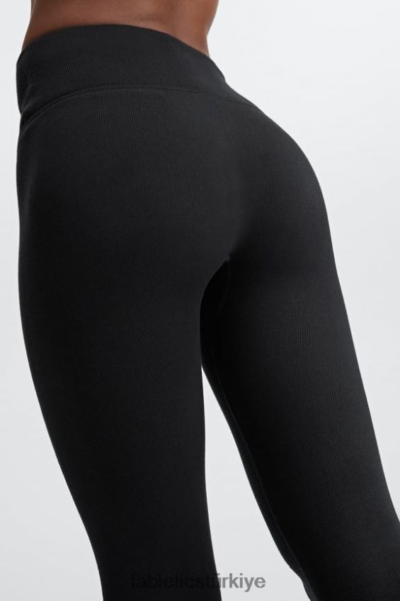 tr Fabletics kadınlar bulut dikişsiz yüksek belli tayt siyah 40R06B835