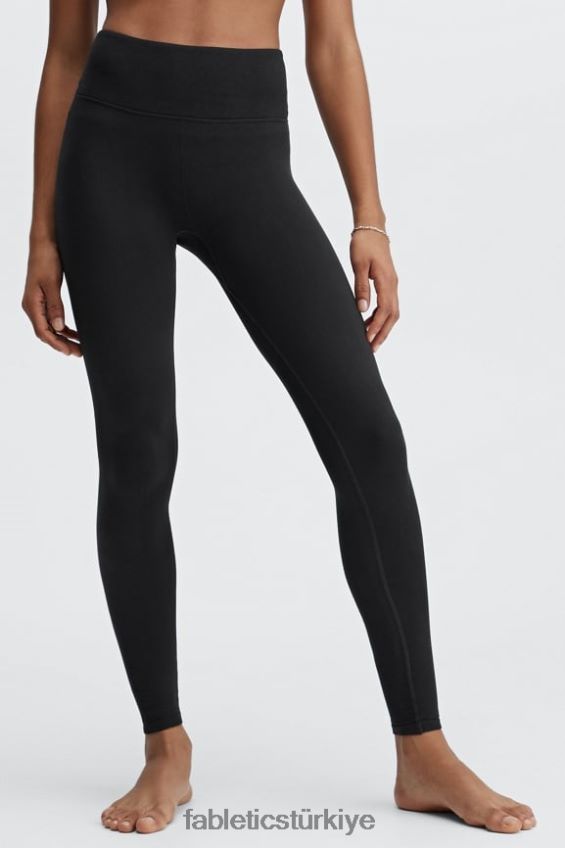 tr Fabletics kadınlar bulut dikişsiz yüksek belli tayt siyah 40R06B835