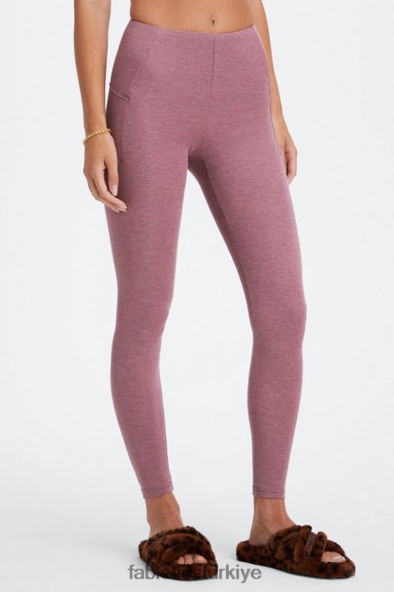 tr Fabletics kadınlar canlı yüksek belli tayt Fransız şarabı funda 40R06B1134