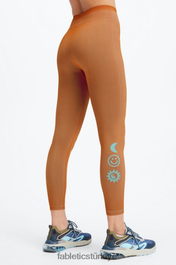 tr Fabletics kadınlar dikişsiz ultra hw ekspresyonu 7/8 tayt sekoya 40R06B1167