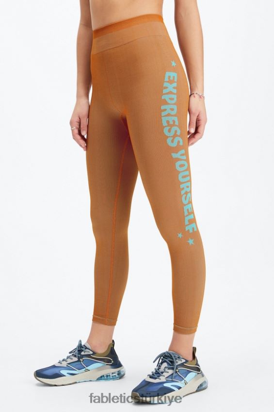 tr Fabletics kadınlar dikişsiz ultra hw ekspresyonu 7/8 tayt sekoya 40R06B1167