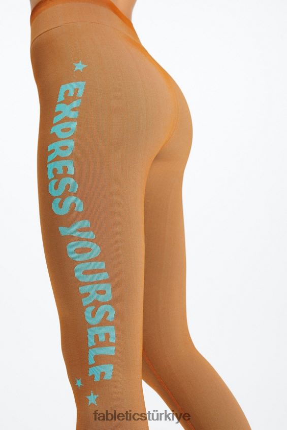 tr Fabletics kadınlar dikişsiz ultra hw ekspresyonu 7/8 tayt sekoya 40R06B1167