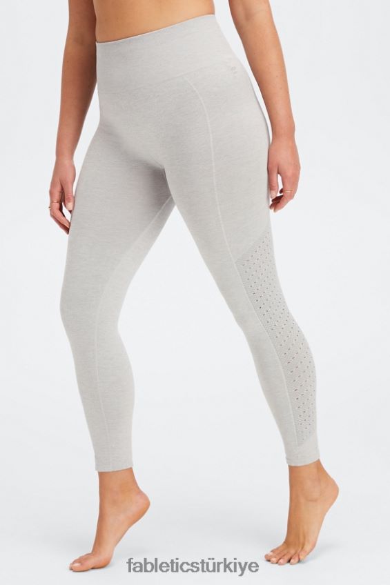 tr Fabletics kadınlar eco sync yüksek belli 7/8 tayt açık gri funda 40R06B1168
