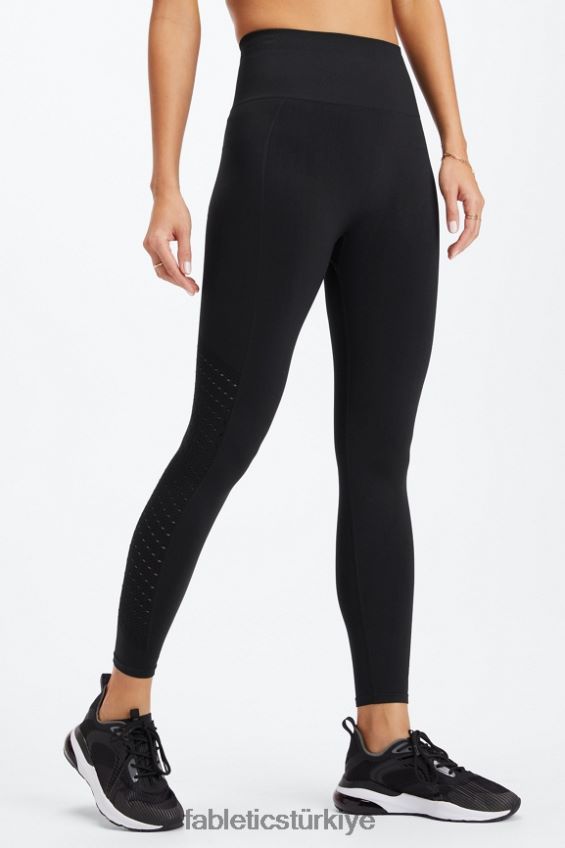 tr Fabletics kadınlar eco sync yüksek belli 7/8 tayt siyah 40R06B1170