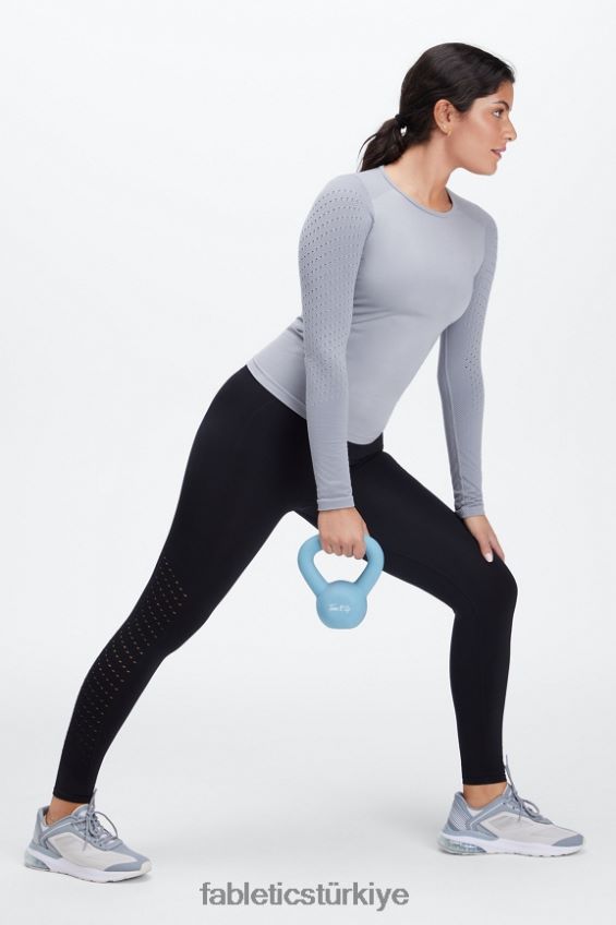 tr Fabletics kadınlar eco sync yüksek belli 7/8 tayt siyah 40R06B1170