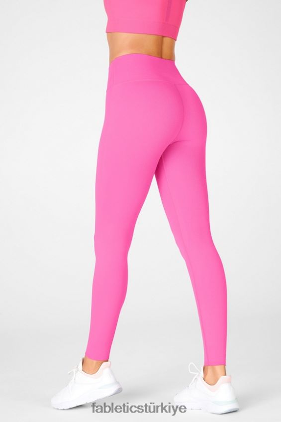 tr Fabletics kadınlar şekillendirilmiş yüksek belli tayt floresan pembe 40R06B1246