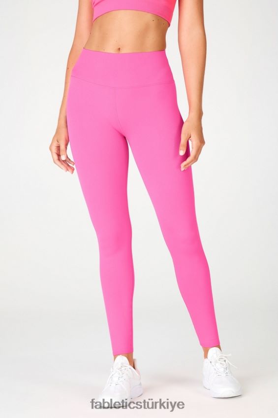 tr Fabletics kadınlar şekillendirilmiş yüksek belli tayt floresan pembe 40R06B1246