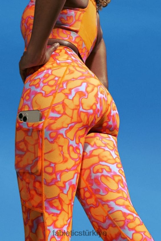 tr Fabletics kadınlar hareket halindeyken güçlü tutuş sağlayan yüksek belli kapri 44 siyah/tuz spreyi 40R06B767