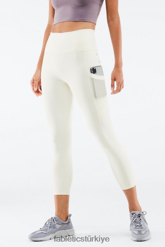 tr Fabletics kadınlar hareket halindeyken güçlü tutuş sağlayan yüksek belli kapri 45 ipek 40R06B772
