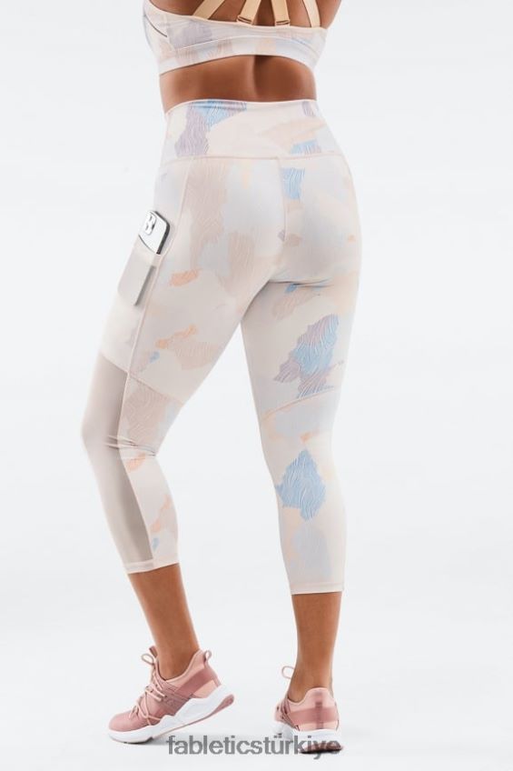 tr Fabletics kadınlar hareket halindeyken güçlü tutuş sağlayan yüksek belli kapri 45 kurak 40R06B770