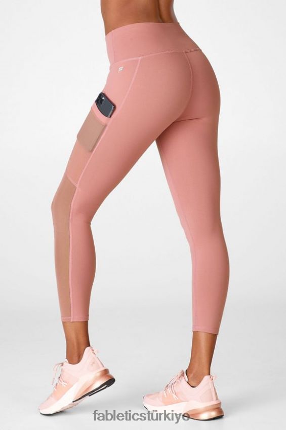 tr Fabletics kadınlar hareket halindeyken güçlü tutuş sağlayan yüksek belli kapri 45 orkide dumanı 40R06B771